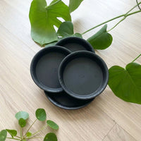 Plant Saucers and Drip Tray for Outdoor Plants, Heavy Duty Resin Water Tray, 30mm Deep Thickened Plant Trays, European Style Garden Floor Base
