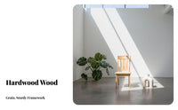 Solid Wood Construction Wooden Side Chair Chinese Design Design Slatted Back Wooden Chair Long-Lasting and Stable Seating Furniture High Weight Capacity for Homeowners, Families, Restaurant Owners, Dining Room, Kitchen, Cafe