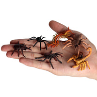 Kids' Mini Wild Insect and Animal Model Set - Spider, Beetle, Scorpion, Centipede, Unicorn Toys
