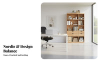 unrestricted configurable arrangement configurable shelving single System Japanese design aesthetic Display Shelf Floor-Standing Storage Cabinet Multi-Functional for Decorators, Book Lovers, Office Workers, Living Room, Bedroom, Study