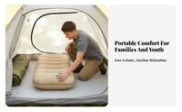 automaticInflating Air Couch Lightweight Inflatable Chaise Anti-Deflation for Adults