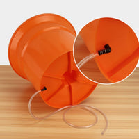 Hand Crank Salad with Lid Crank Handle Salad Non-Slip Base