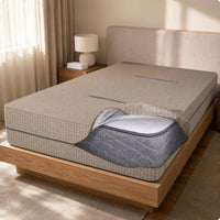 Waterproof Mattress Protector Fully Enclosed Mattress Encasement Soft Textile Bedding for Bedroom, Home