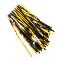 Black and Gold Tinsel Fringe Curtain for Party Decorations