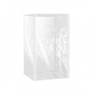 Transparent Dust Cover Crinkled Surface Food Service Gear Straight-Edged