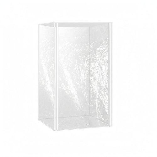 Transparent Dust Cover Crinkled Surface Food Service Gear Straight-Edged