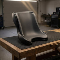Go Kart Seat Cushion Molded Kart Seat Cushion Scooped Front Rim Vehicle Accessory