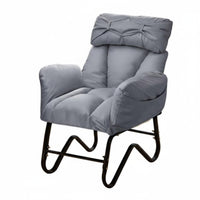 Adjustable Floor Lounger Foldable Lounge Chair Fully Reclining Recline Converts to Bed for Office Workers, Students, Bedroom