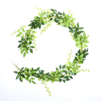 Artificial Wisteria Flower Vine for Home Decor, Wedding Arch, Garden Wall Decoration, Silk Floral Garland