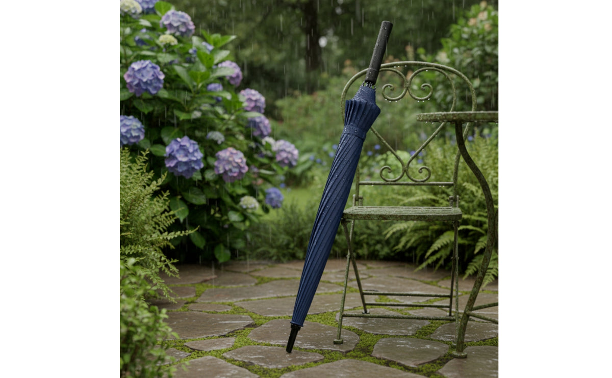 Large 16 Rib Umbrella Waterproof Umbrella with 16 Ribs Windproof Long-Lasting for Travel