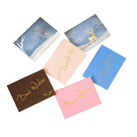 Creative Marble Pattern Blessing Card Thank You Postcard Valentine's Day Greeting Card Small Card Wholesale