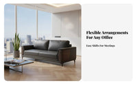 Professional Look Modern Office Couch collection sturdy Construction Commercial Furnishing Easy to Clean Sofa Set for Businesses, Guests, Interior Designers, Reception Area, Corporate Lobby, Waiting Room