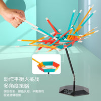 小乖蛋扣签游戏 亲子互动家庭桌游动作平衡儿童玩具 叠叠乐