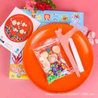 3D Shell Art Craft Kit for Kids, Creative DIY Seashell Mosaic Painting Set, Educational Gift Toy