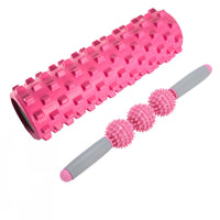 Foam Roller Set Muscle Relaxation Yoga Column Massage Stick Hedgehog Ball Kit