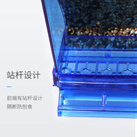 Automatic No-Mess Bird Feeder for Parrots and Small Birds, Anti-Splash Seed Dispenser