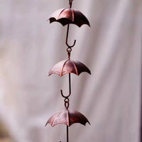 Decorative Metal Rain Chain Weatherproof Metal Rain Chain for Garden, Porch