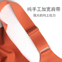 Wireless Wide-Strap Sports Bra for Women, Minimizing and Gathering Effect, Seamless Jelly Underwear