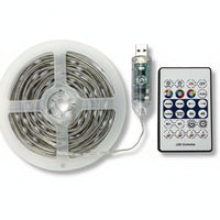 RGB LED String Lights Timer Function Music Sync LED Lights USB Powered for Teens