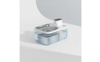Cordless Pet Water Fountain Rechargeable Cat Water Fountain Battery Operated Automatic for Cats, Small Dogs, Home, Living Room, Kitchen