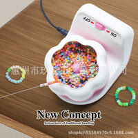 Beading Needle Kit Handmade DIY Bracelet Necklace Beading Tool Set Small Bead Stringing Tool