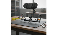 Universal Fit Aluminum Wheelchair Headrest Ergonomic Adjustable Wheelchair Head Support