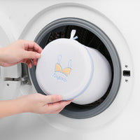 Embroidered Thickened Sandwich Mesh Laundry Bag for Delicates