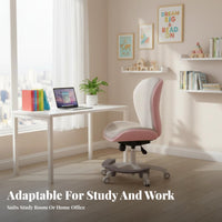 Adjustable Rotating Chair Ergonomic Support Support Household Furniture with Casters Easy Assembly for Students, Adults, Home