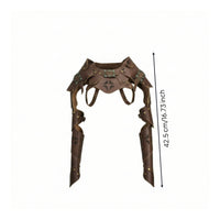 Shoulder Battle Gear with Arm Guards Distressed Arm Guards Knight Bracer for Stage Performance