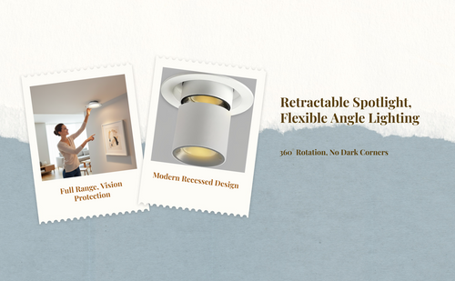 Dimmable LED ceiling spotlight