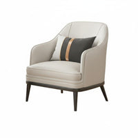 Single-Seater Club Chair Modern Design Armchair Versatile Design Soft Cushioning for Readers, Adults, Hotel Lobby, Office