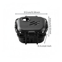 Tricycle Front Basket Large Capacity Mobility Gear Rainproof Lid for Shopping