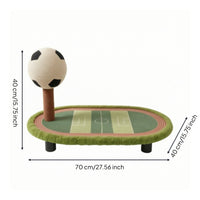 Cat Scratching Board Athletic Feline Scratcher with Ball Vertical Cat Furniture for Cats, Kittens, Living Room, Bedroom
