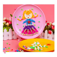 3D Shell Art Craft Kit for Kids, Creative DIY Seashell Mosaic Painting Set, Educational Gift Toy