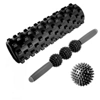Foam Roller Set Muscle Relaxation Yoga Column Massage Stick Hedgehog Ball Kit
