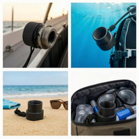 Protective DIN Dust Cap Threaded Regulator Dust Cap with Cord Knurled Robust for Divers, Diving Gear Storage