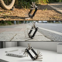 Bike Repair Tool Pocket-Size Bike Repair Tool Compact Multitool for Cyclists, Travel