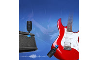 2.4 GHz Wireless Guitar Receiver Low-Latency Wireless Audio Transfer System Portable Guitar Transmitter and Receiver Compact for Guitarists, Bassists, Performers, Stage, Rehearsal, Busking, Home Practice
