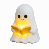 Reading Specter Lamp Compact Size Reading Light Figurine Decorative Tabletop Spirit Lamp for Readers