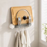 pot lid and cutting board rack