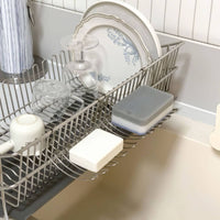 Drainage Utensil Rack Hooks on Back Utensil Drying Basket Space-Saving