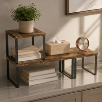 Two-Tier Desktop Shelf spaceSaving 2 Tier Desk Shelf Sturdy