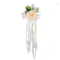 Car Flower with Ribbon Festive Ornament Decorative for Brides