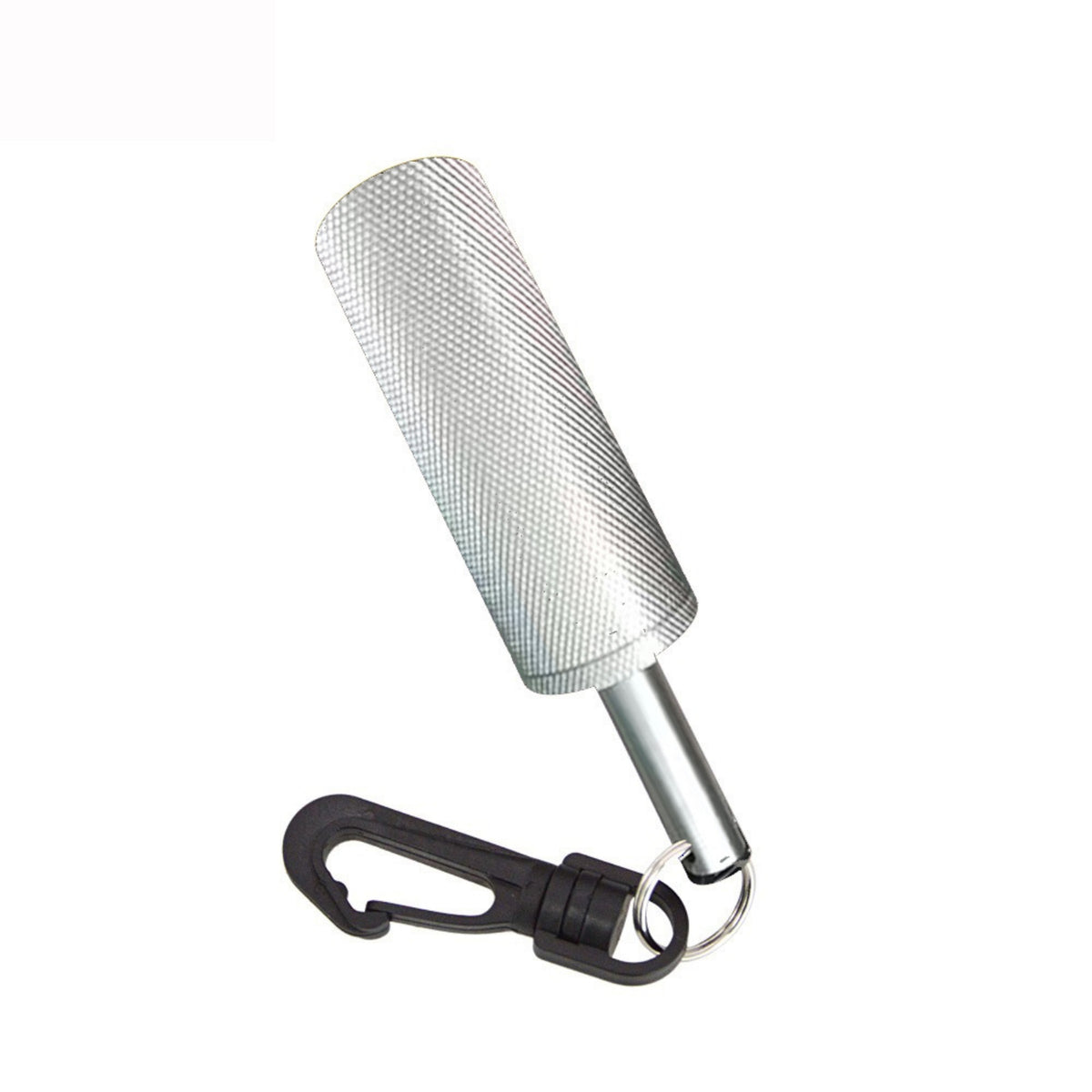 Diving Shaker with Clip Knurled Rattle Stick with Clip Notify Bell Aluminum Underwater Bell Loud for Divers