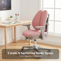 Adjustable Posture Chair secureable casters Splitsupport Study Chair With Footrest