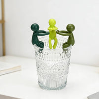 Plant Propagation Companion Cute Design Cartoon Person Plant Holder Decorative Water Based Gardening Support for Hydroponics Enthusiasts