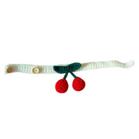 Hand-Woven Pet Collar Necklace for Cats and Small Dogs, Cute Floral Design