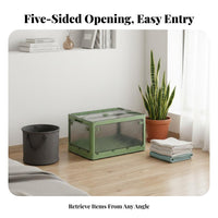 Stackable container with Doors Installationinstallationinstallation-prepared Household Storage Large Capacity