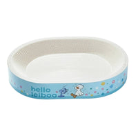 Oval Cat Scratcher Curved Cat Scratcher Bed Sturdy for Indoor