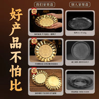 Thickened Stainless Steel Offering Plate with Deep Capacity for Temple and Home Altar